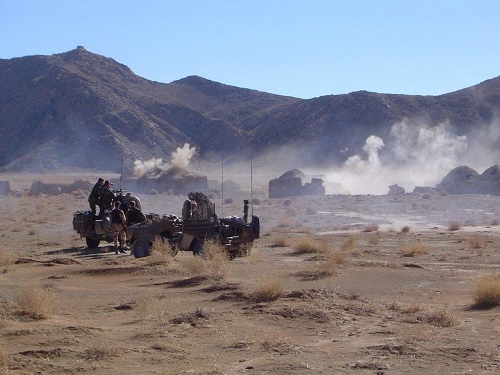 PLAE en séance de tir en Afghanistan (54° RT)